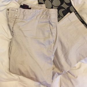Khaki capris